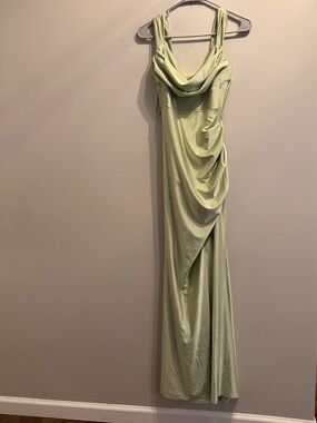 windsor sasha formal high slit wrap dress Windsor sasha wrap